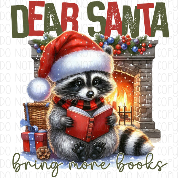 Dear Santa Bring More Books