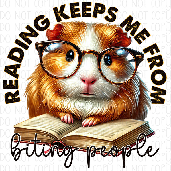 Reading Keeps Me From Biting People